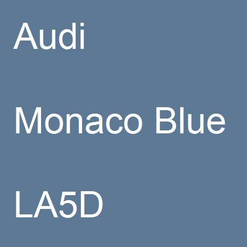 Audi, Monaco Blue, LA5D.